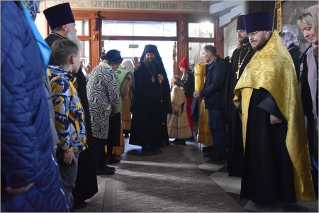 ПРАВЯЩИЙ АРХИЕРЕЙ СОВЕРШИЛ ВСЕНОЩНОЕ БДЕНИЕ