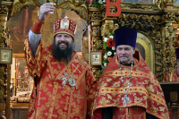 В Светлый Вторник прошло соборное богослужение духовенства Набережночелинской епархии [+Видео]